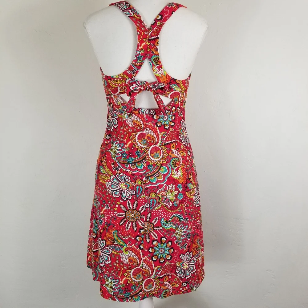 Athleta Salina Paisley Swimsuit dress floral S - Picture 7 of 8